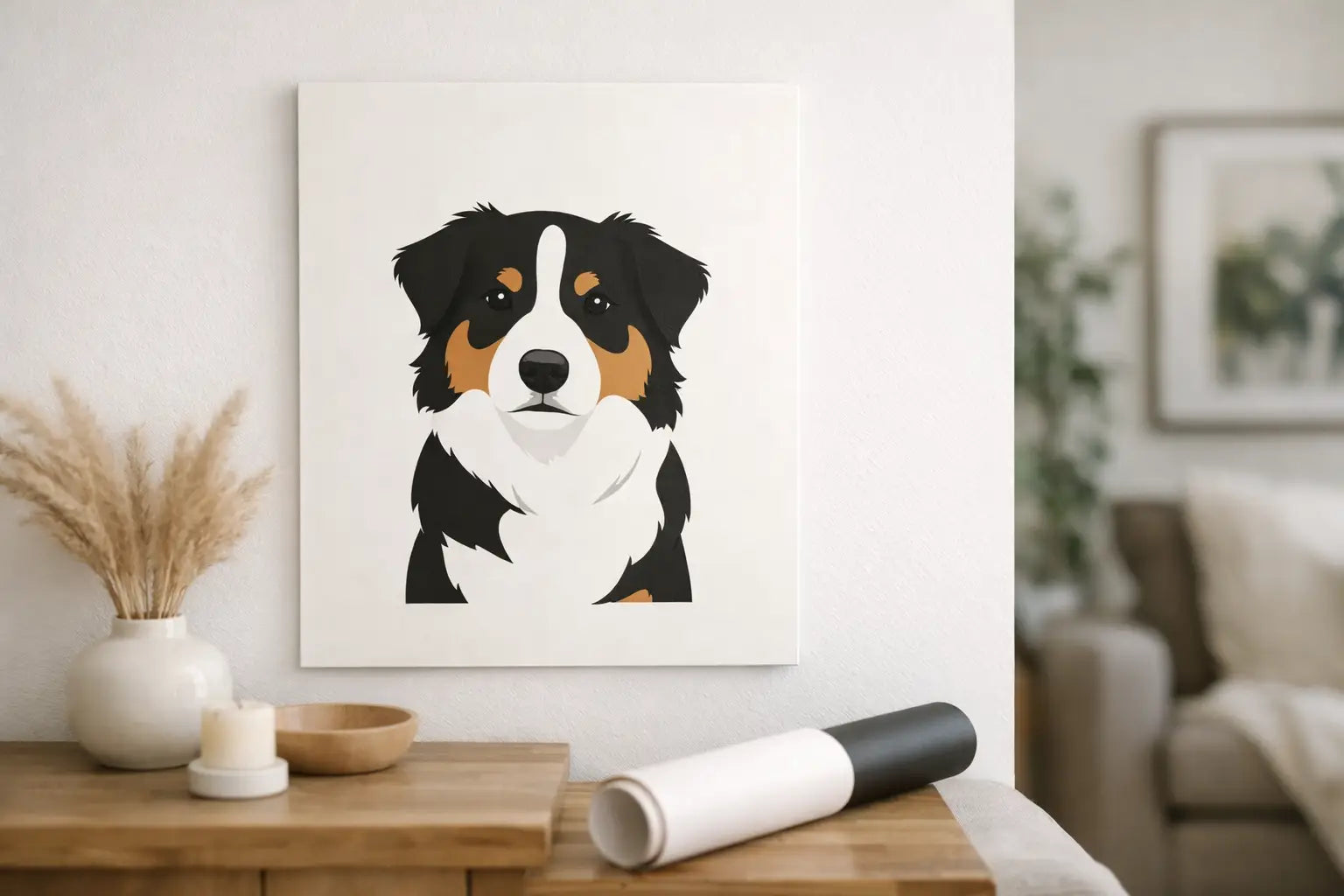 Minimalist Custom Pet Poster Done Right
