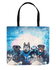 'Carolina Doggos' Personalized 3 Pet Tote Bag