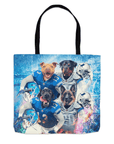 Bolsa de mano personalizada para 4 mascotas 'Detroit Doggos'