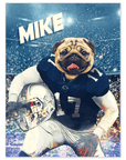 Mini retrato de mascota personalizado de Penn State Doggos