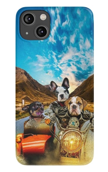 &#39;Harley Wooferson&#39; Funda personalizada para teléfono con 3 mascotas