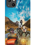 'Harley Wooferson' Funda personalizada para teléfono con 3 mascotas