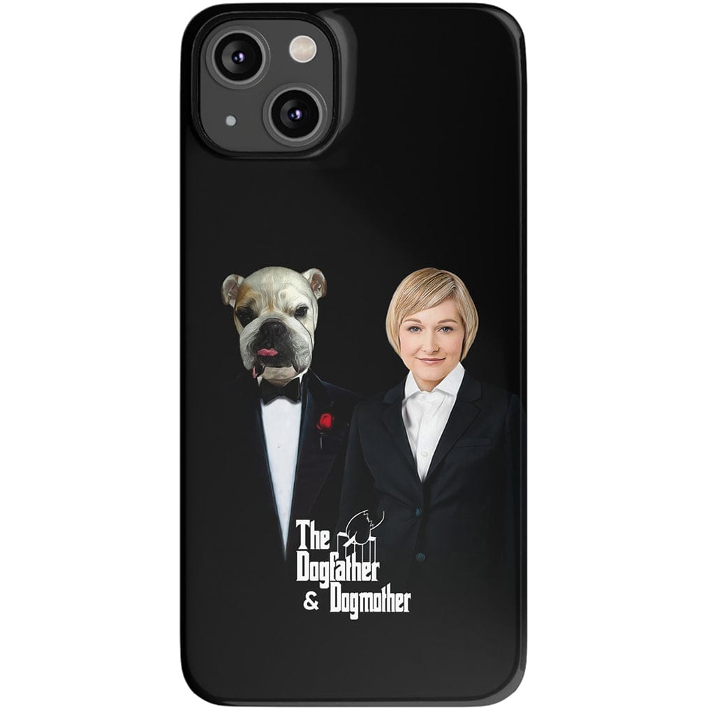 Funda personalizada para teléfono humano o mascota &#39;The Dogfather &amp;amp; Dogmother&#39;