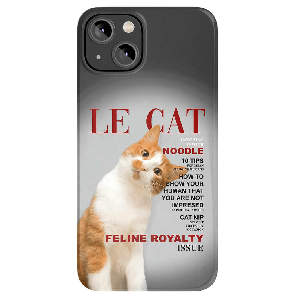 Funda para móvil personalizada &#39;Le Cat&#39;