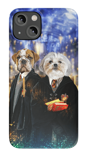 &#39;Harry Doggers 2&#39; Funda personalizada para teléfono con 2 mascotas