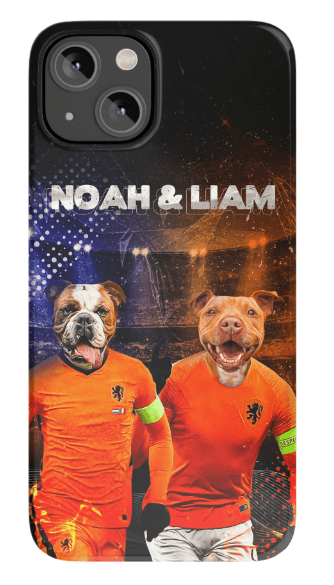 Funda personalizada para teléfono con 2 mascotas &#39;Holland Doggos&#39;