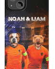 Funda personalizada para teléfono con 2 mascotas 'Holland Doggos'