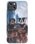 Funda personalizada para teléfono con 2 mascotas 'The Viking Warriors'