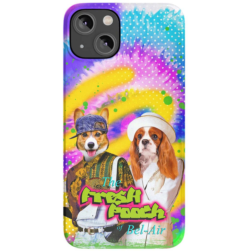 Funda personalizada para teléfono con 2 mascotas &#39;The Fresh Pooch&#39;