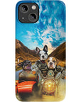 'Harley Wooferson' Funda personalizada para teléfono con 3 mascotas