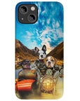 'Harley Wooferson' Funda personalizada para teléfono con 3 mascotas