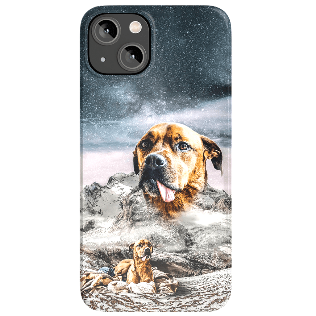 Funda para teléfono personalizada &#39;Majestic Snowy Mountain&#39;