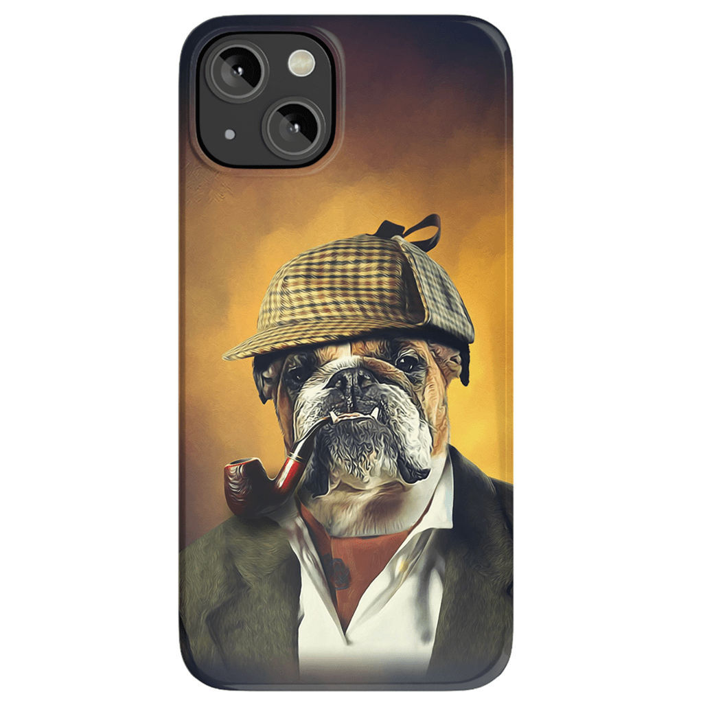 Funda para móvil personalizada &#39;Sherlock Doggo&#39;