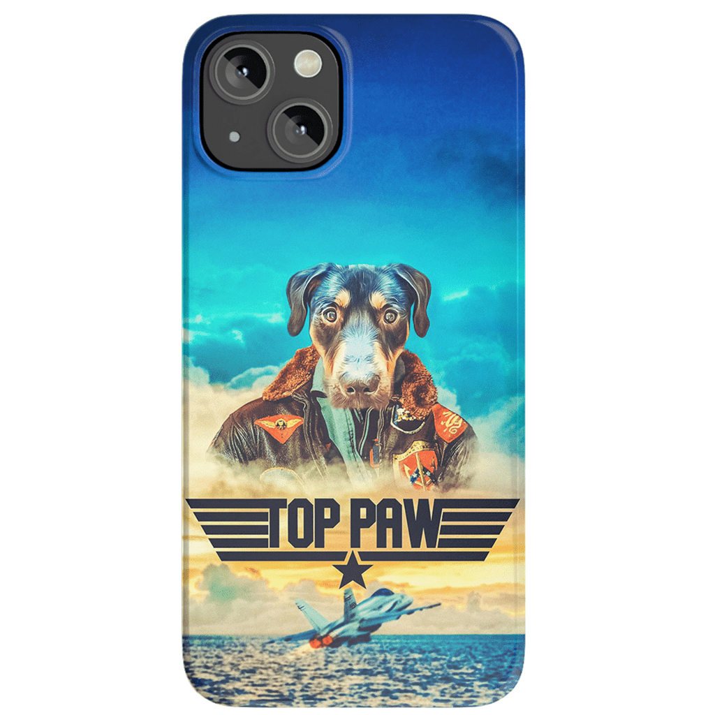 Funda para teléfono personalizada &#39;Top Paw&#39;