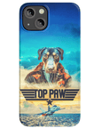 Funda para teléfono personalizada 'Top Paw'