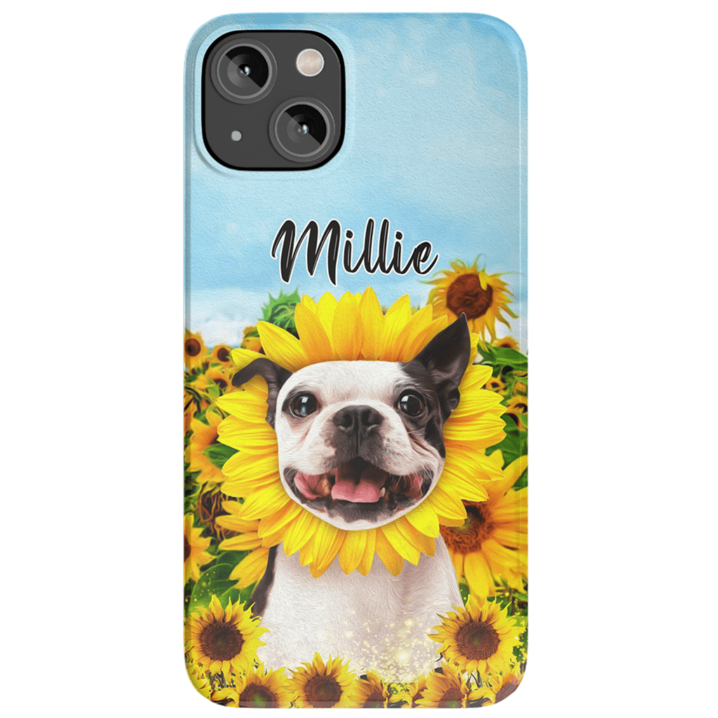 Funda para móvil personalizada &#39;El Girasol&#39;