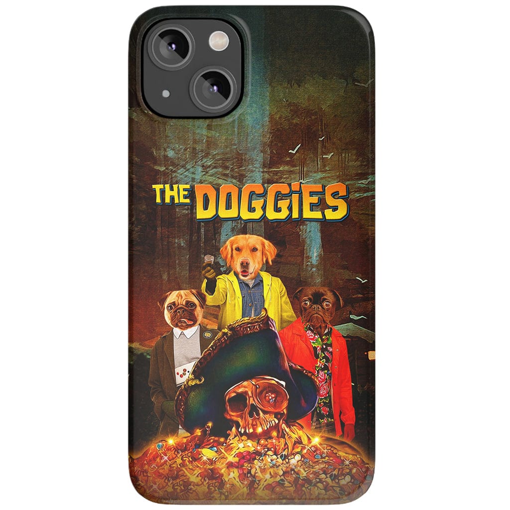 &#39;The Doggies&#39; Funda personalizada para teléfono con 3 mascotas