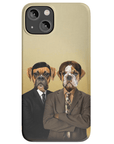 'The Woofice' Funda personalizada para teléfono con 2 mascotas