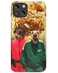 Funda personalizada para teléfono con 2 mascotas 'Squid Paws'