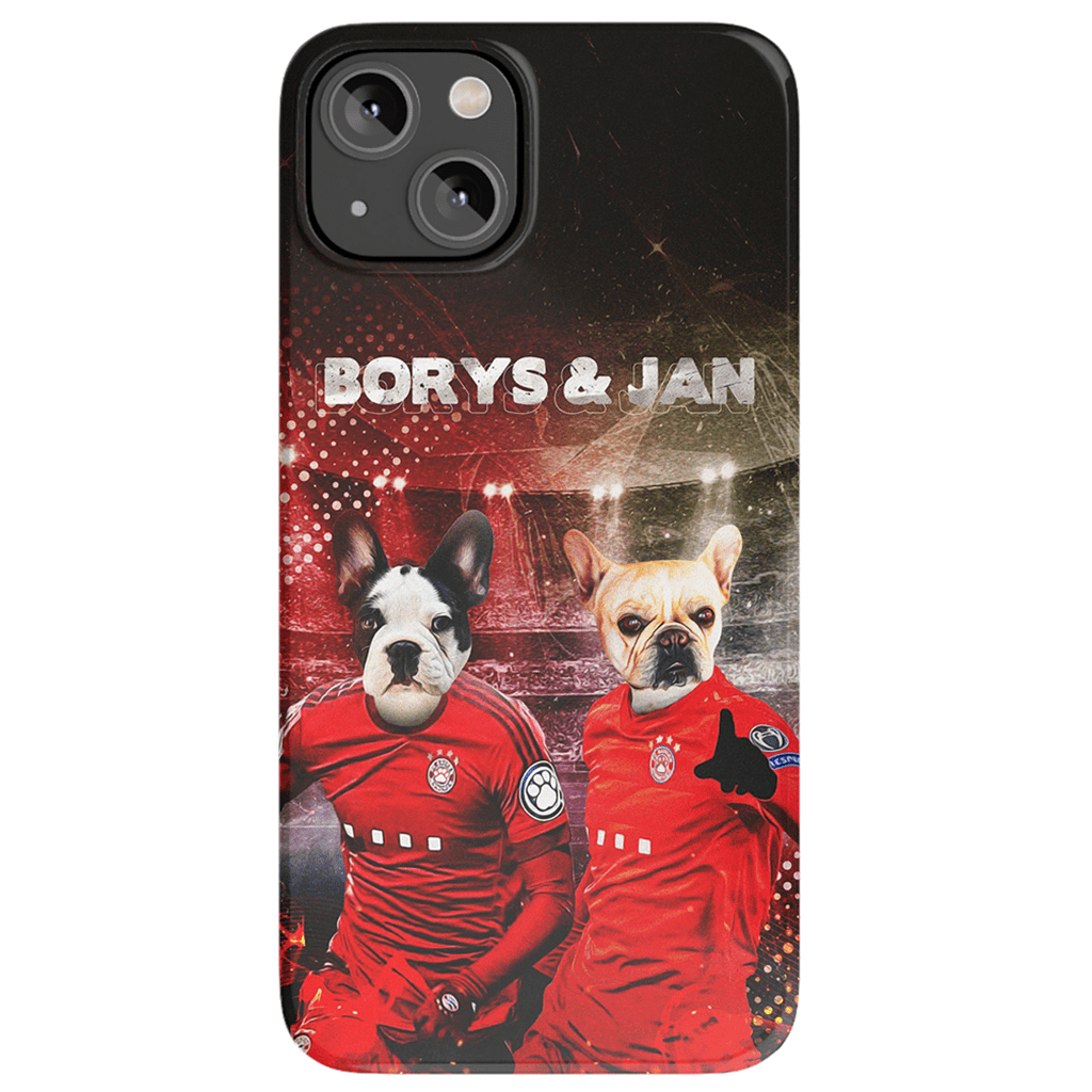 Funda personalizada para teléfono con 2 mascotas &#39;Poland Doggos&#39;