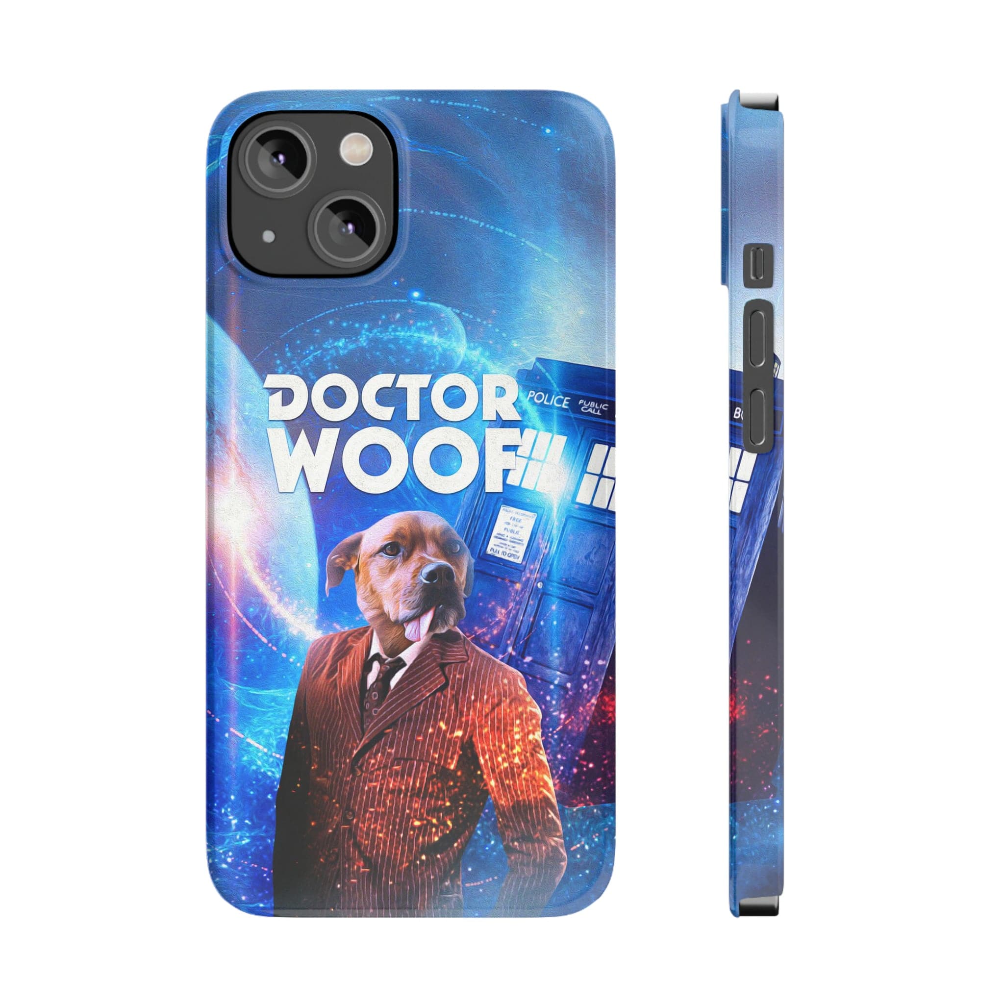 &#39;Dr. Funda de teléfono personalizada Woof (masculino)