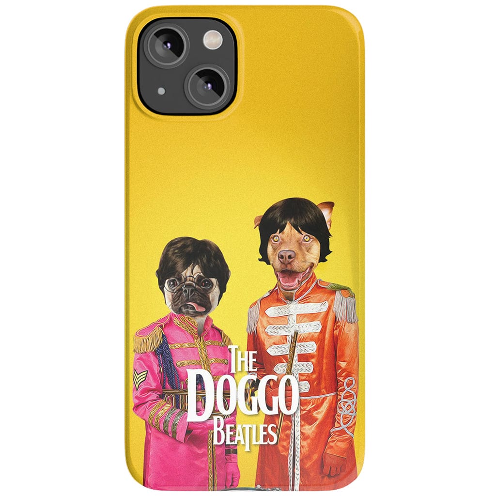 Funda personalizada para teléfono con 2 mascotas &#39;The Doggo Beatles&#39;