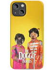 Funda personalizada para teléfono con 2 mascotas 'The Doggo Beatles'