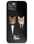 Funda personalizada para teléfono con 2 mascotas 'The Catfathers'