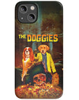 Funda personalizada para teléfono con 2 mascotas 'The Doggies'