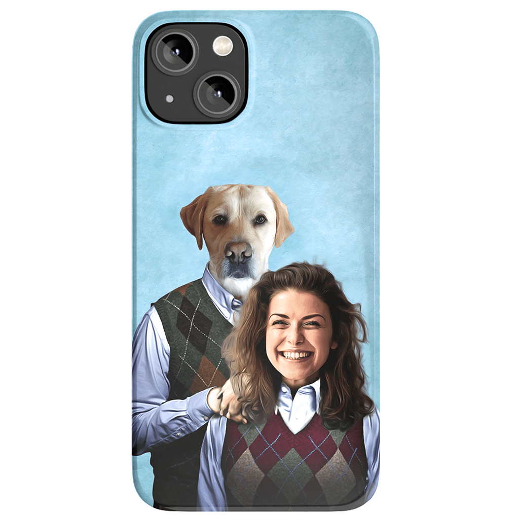 Funda para teléfono personalizada &#39;Step Doggo &amp;amp; Human (hembra)&#39;