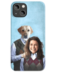 Funda para teléfono personalizada 'Step Doggo &amp; Human (hembra)'