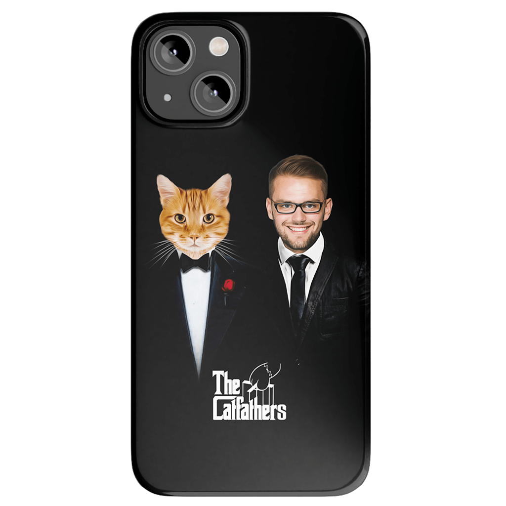 Funda para móvil personalizada &#39;Los Padres Gatos&#39;