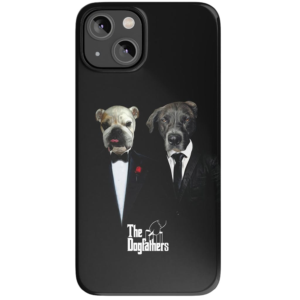 Funda personalizada para teléfono con 2 mascotas &#39;The Dogfathers&#39;