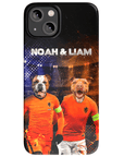 Funda personalizada para teléfono con 2 mascotas 'Holland Doggos'