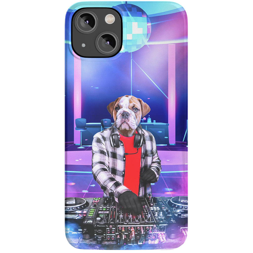 Funda para móvil personalizada &#39;El DJ masculino&#39;