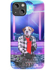 Funda para móvil personalizada 'El DJ masculino'