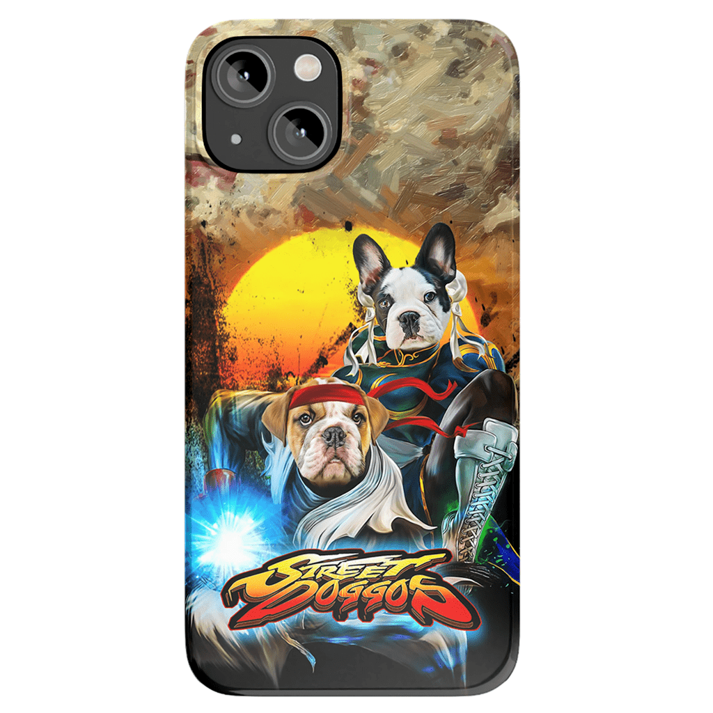 &#39;Street Doggos 2&#39; Funda personalizada para teléfono con 2 mascotas