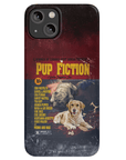 Funda personalizada para teléfono con 2 mascotas 'Pup Fiction'