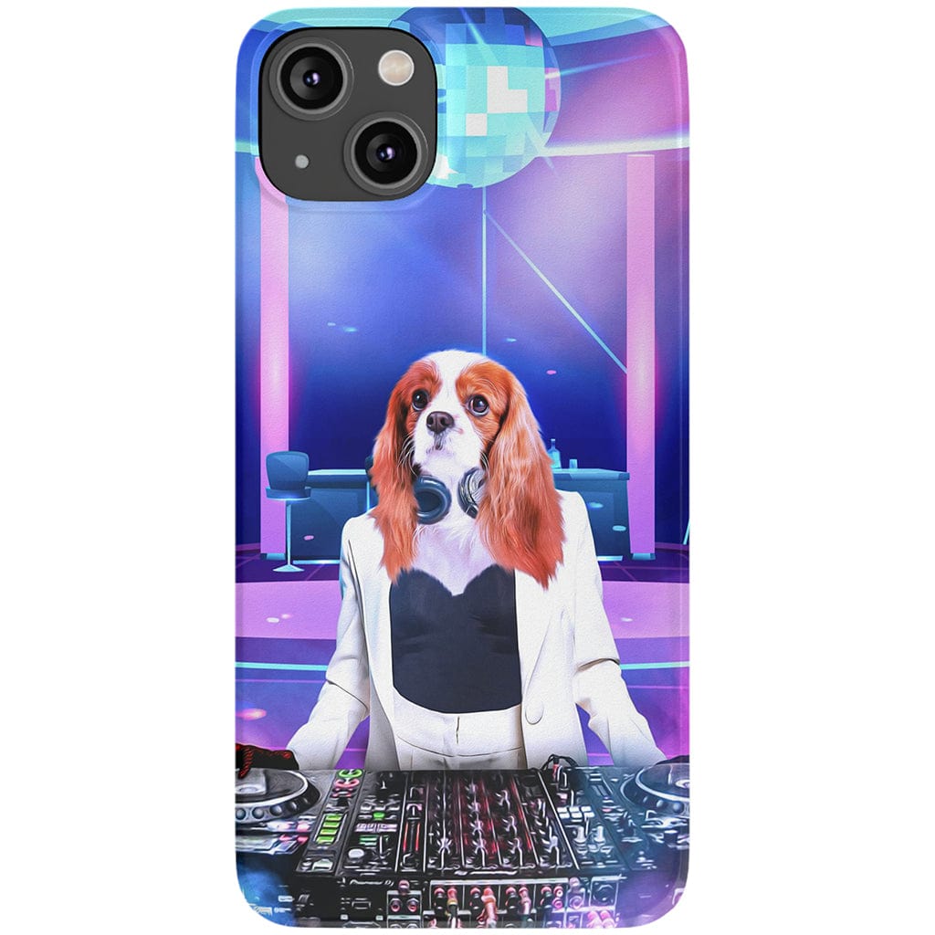 Funda para móvil personalizada &#39;La DJ femenina&#39;