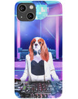 Funda para móvil personalizada 'La DJ femenina'