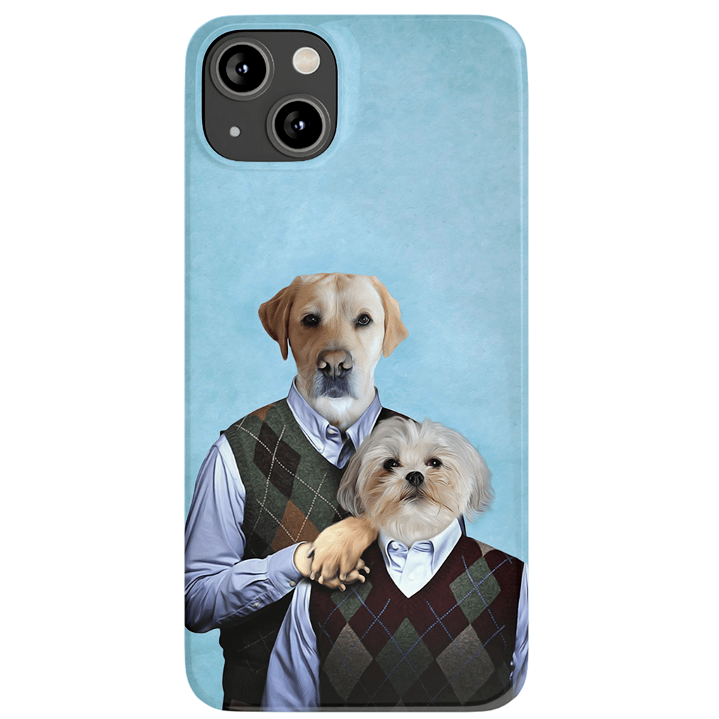 &#39;Step-Doggos&#39; Funda personalizada para teléfono con 2 perros