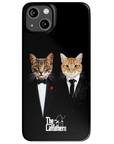 Funda personalizada para teléfono con 2 mascotas 'The Catfathers'