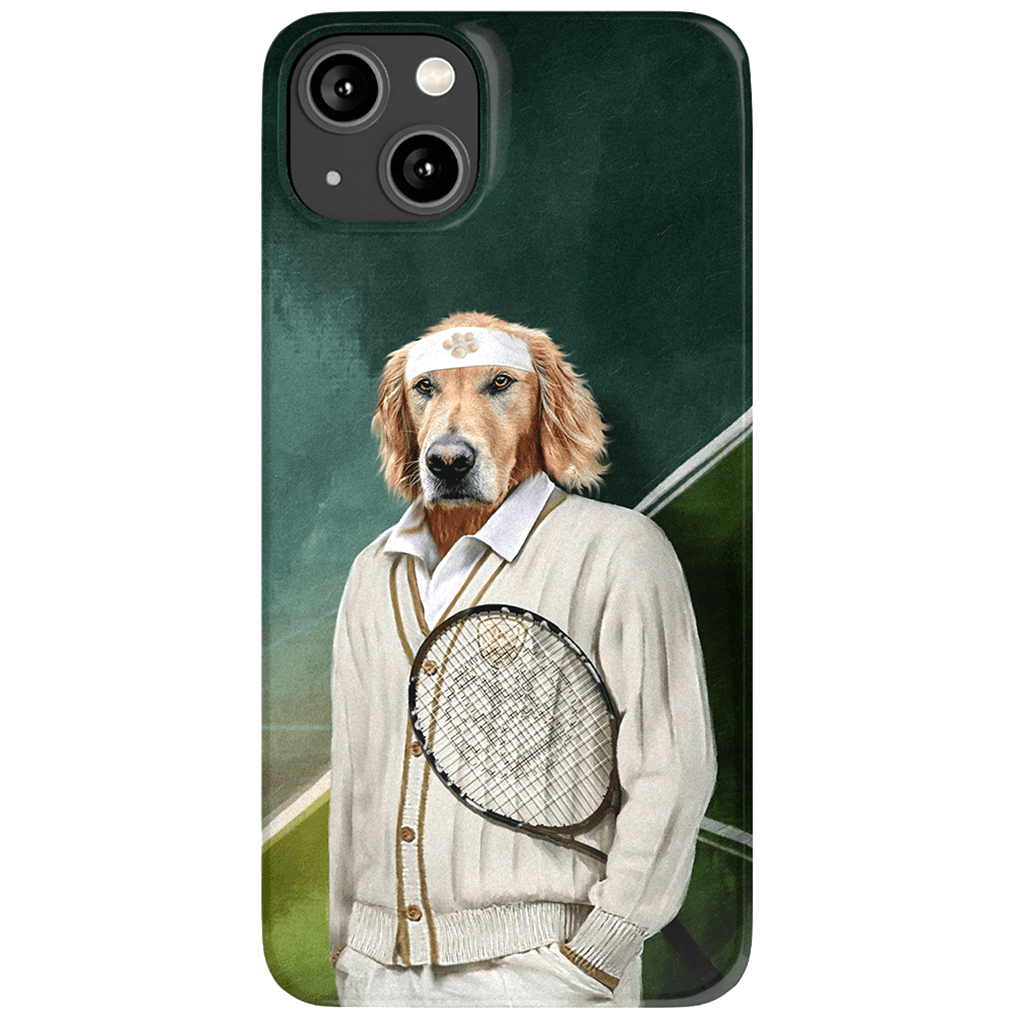 Funda para móvil personalizada &#39;Jugador de tenis&#39;