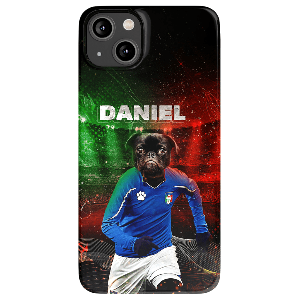 Funda para móvil personalizada &#39;Italia Doggos Soccer&#39;