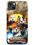 'Street Doggos' Funda personalizada para teléfono con 3 mascotas