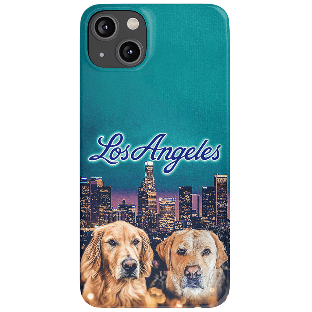 Funda para móvil personalizada &#39;Doggos de Los Ángeles&#39;