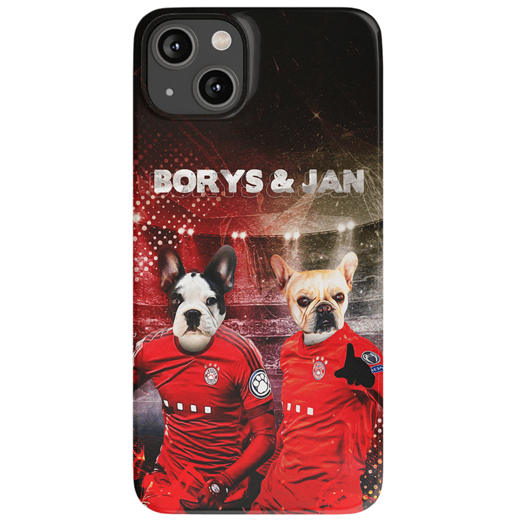 Funda personalizada para teléfono con 2 mascotas &#39;Poland Doggos&#39;