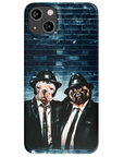 Funda personalizada para teléfono con 2 mascotas 'The Blues Doggos'