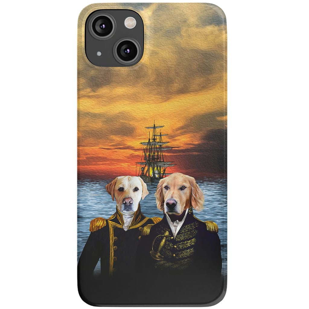 Funda personalizada para teléfono con 2 mascotas &#39;The Explorers&#39;