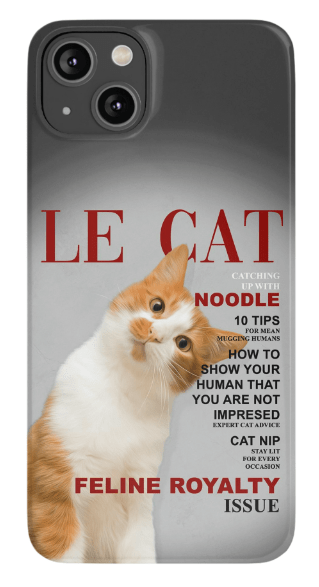 Funda para móvil personalizada &#39;Le Cat&#39;